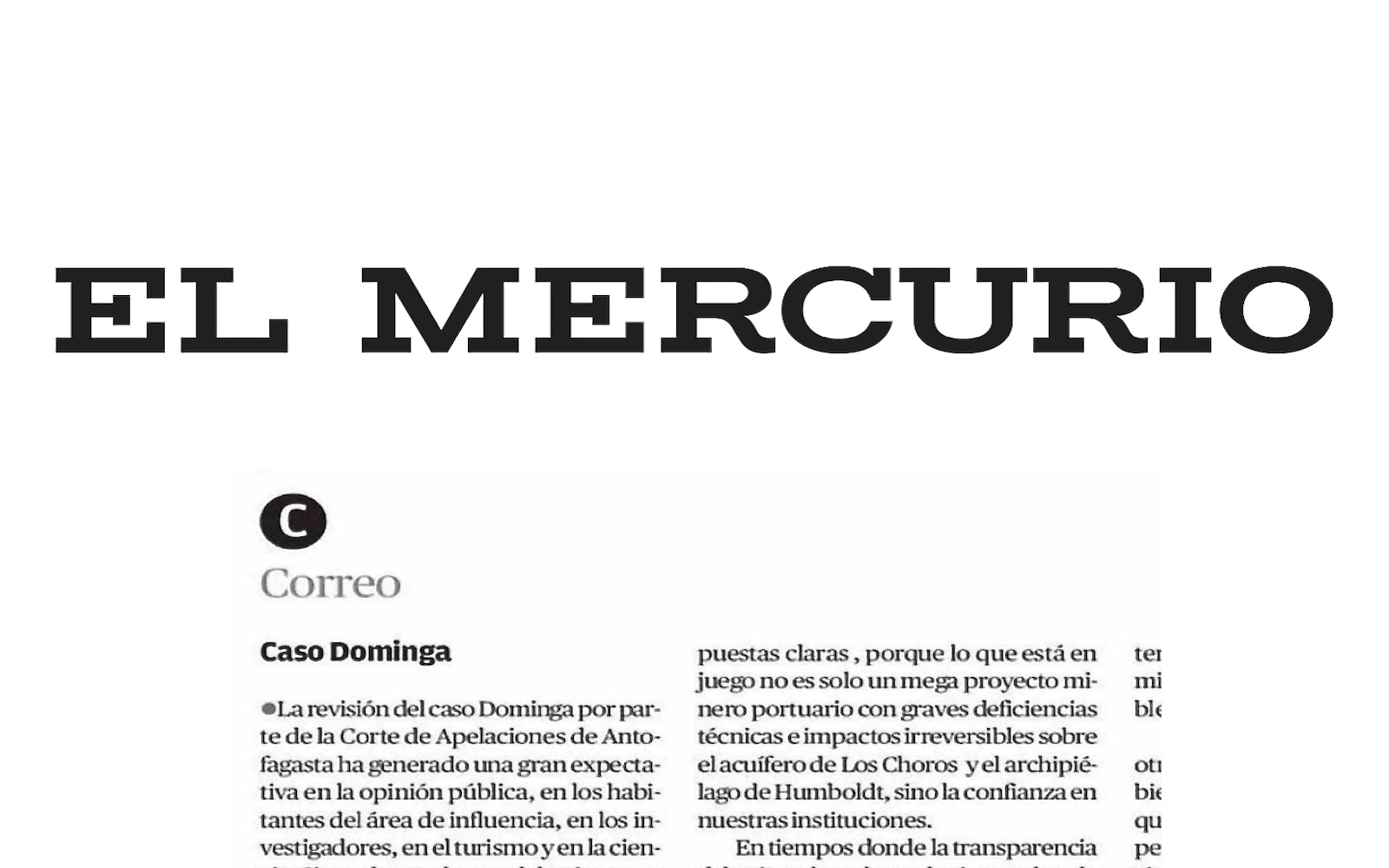 Leserbrief zum Justizskandal